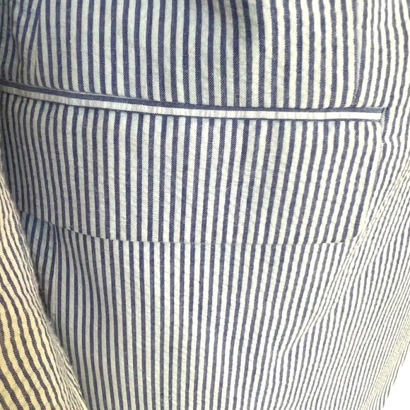 Saddlebred men’s sport coat size 38 regular 100% cotton blue white newer prep - Picture 10 of 13